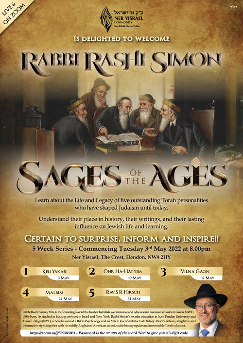 Banner Image for Sages from the Ages - Rabbi Rashi Simon